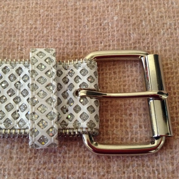 Relic Womens Glitter Zipper Edge Belt, Size L - Picture 3 of 8